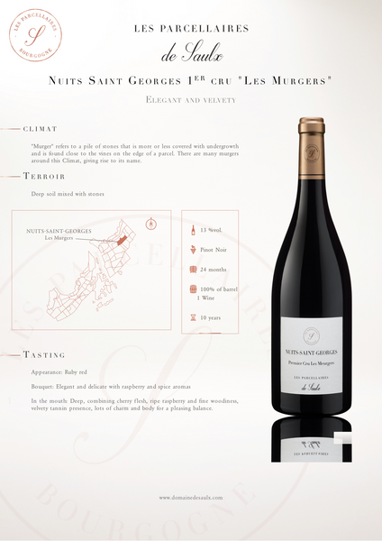 Les Parcellaires de Saulx Corton Grand Cru Les Perrieres Rouge 2017 750ml